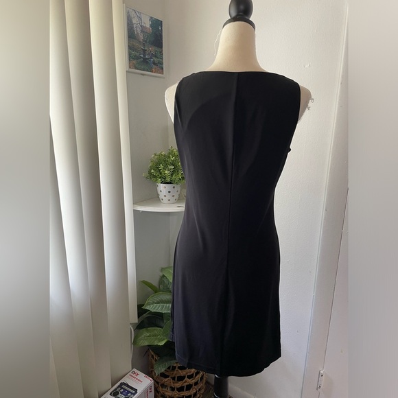 NEW YORK & COMPANY WOMEN'S MIDI BLACK DRESS SIZE S - Picture 13 of 16